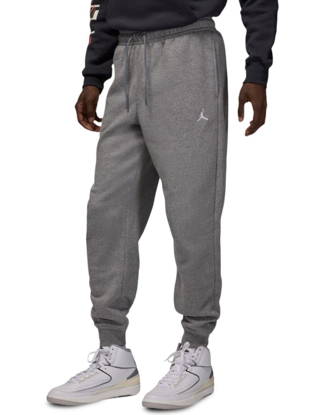Nike Men's Jordan Brooklyn Fleece Joggers Dark Gray Size M NEW WITH TAGS